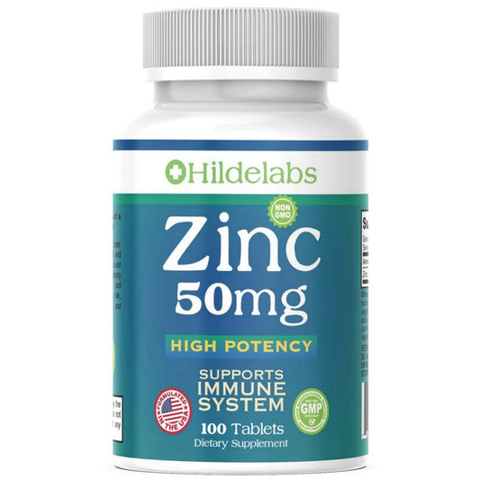 Zinc 50mg High Potency 100ct